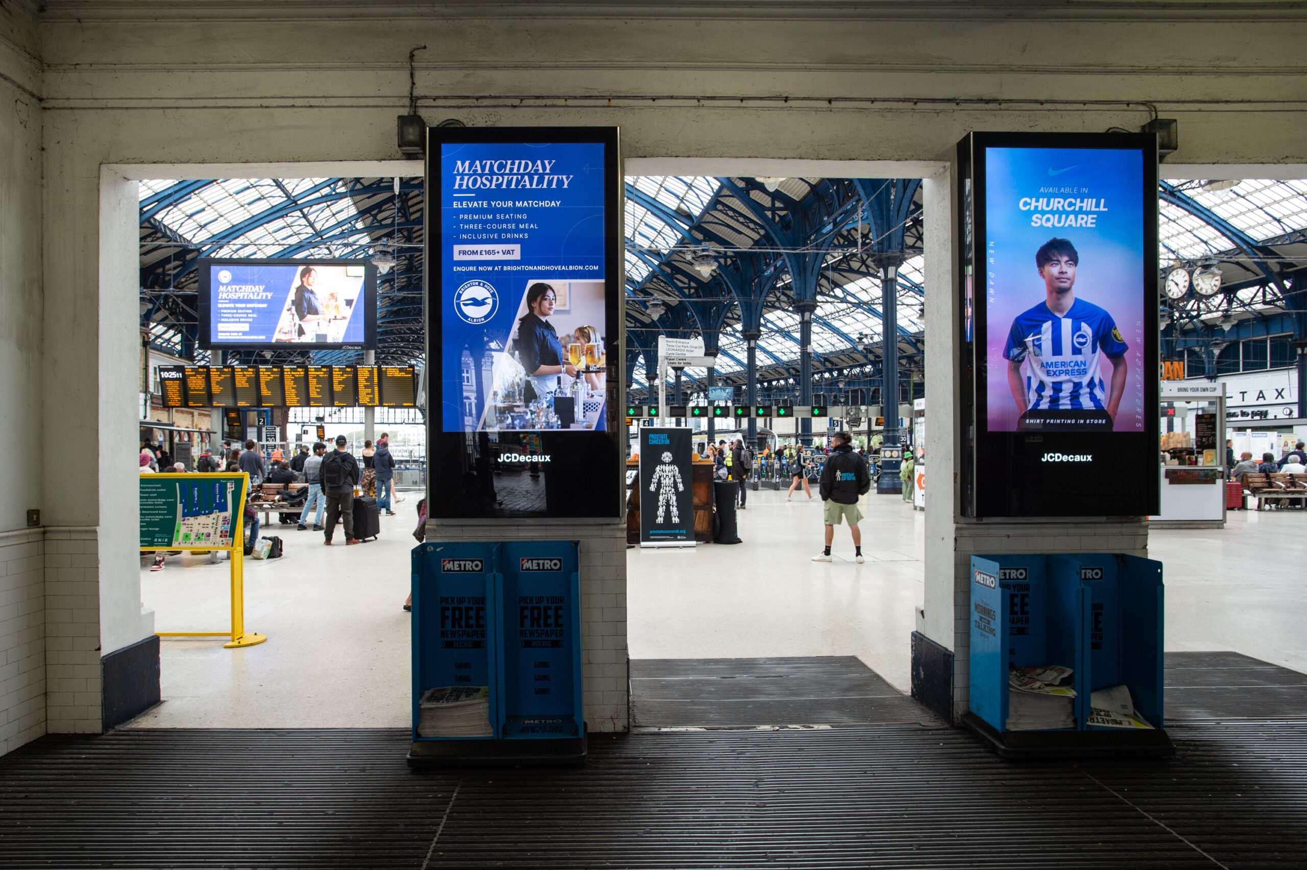 Brighton station OOH campaign