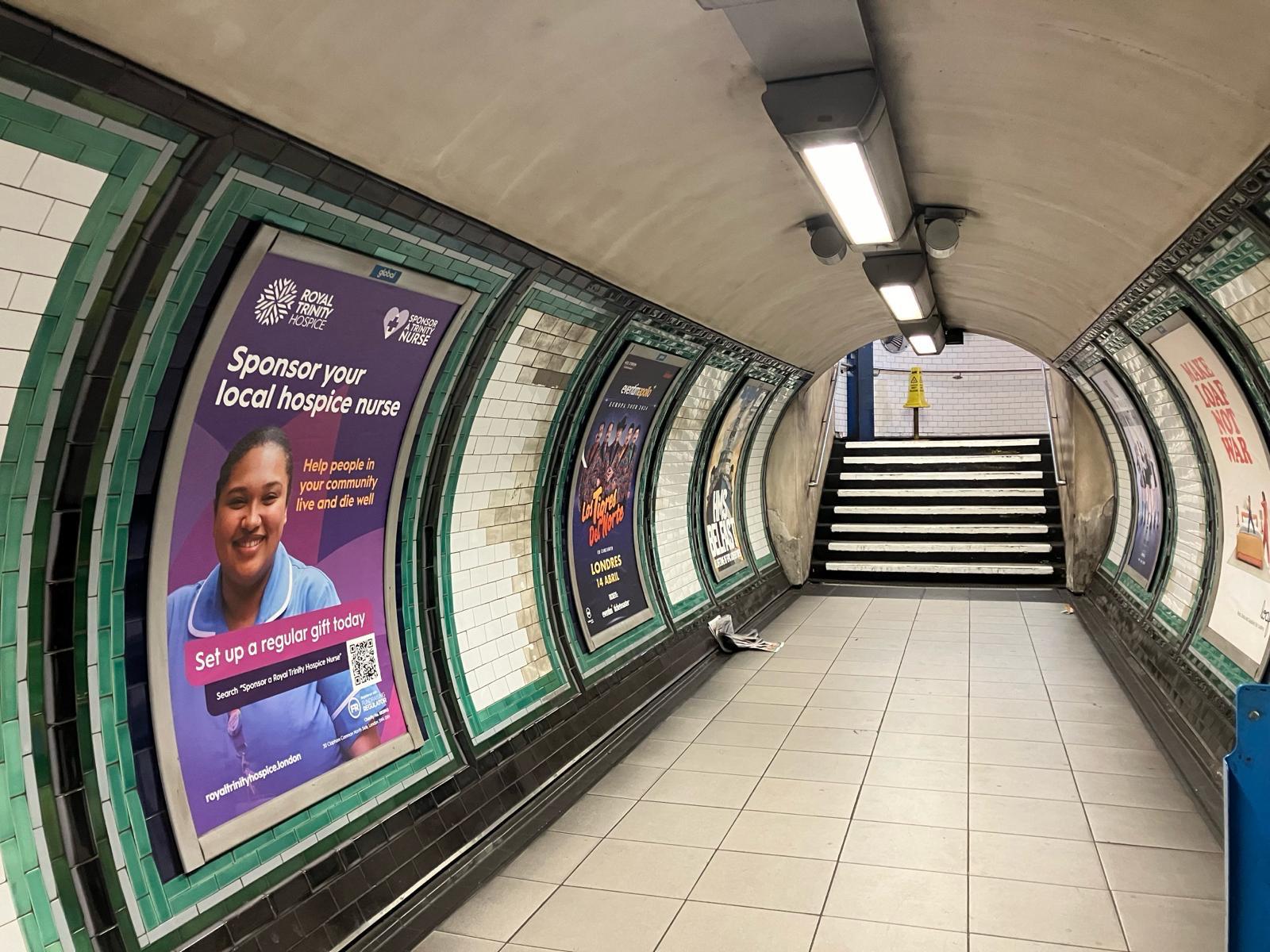 Royal Trinity Hospice Underground campaign