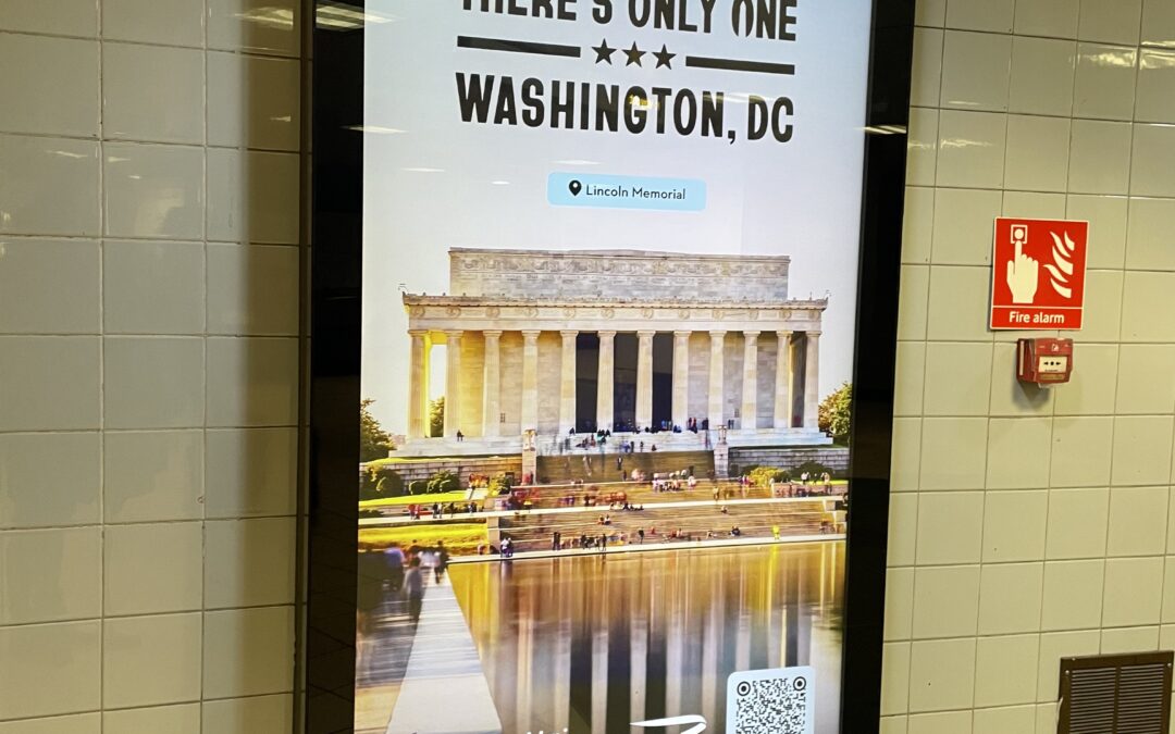 Underground OOH campaign for Washington DC